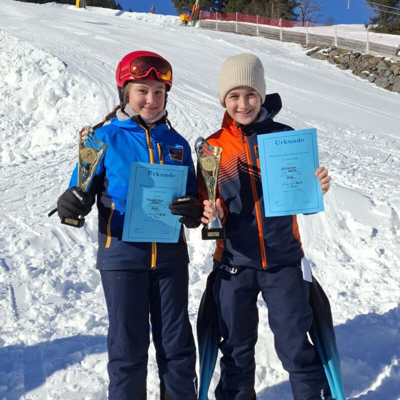 Sieger in beiden Kategorien beim Skicup