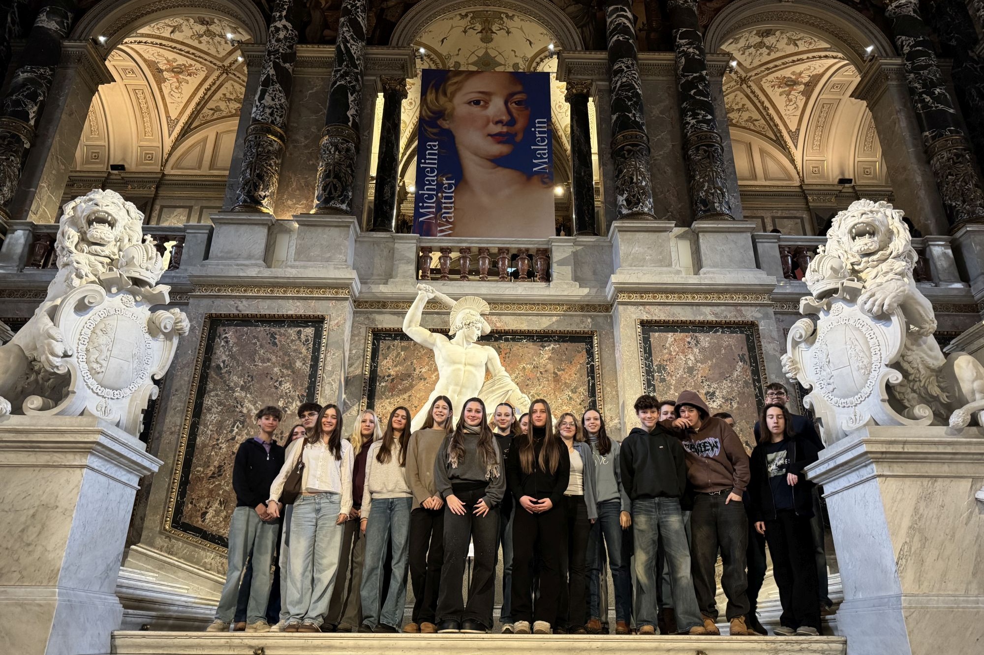 Klassenfoto Kustexkursion Wien