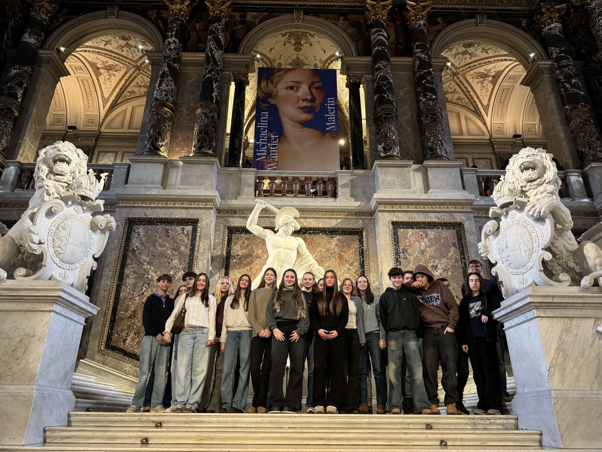 Klassenfoto Kustexkursion Wien